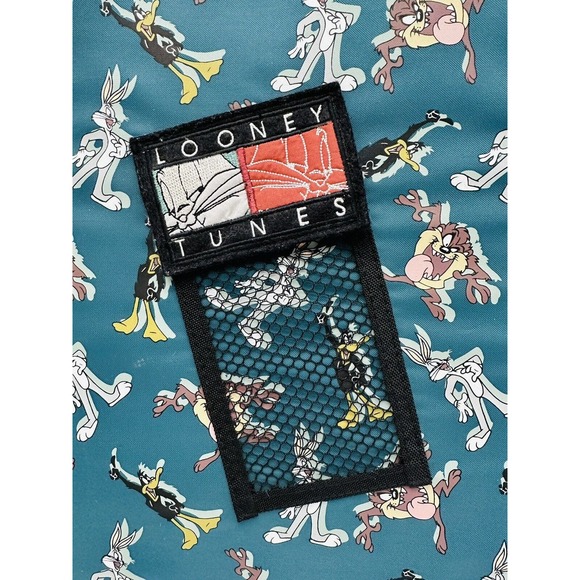 Vtg NWT 1998 Looney Tunes 3-Ring Binder Stuart Hall Green Taz Bugs Bunny Daffy - Picture 4 of 13